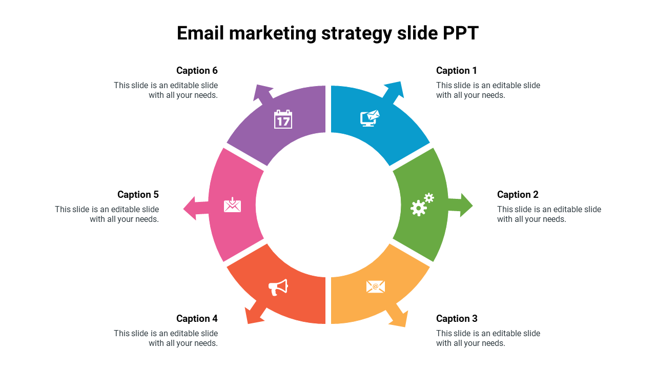 Email marketing strategy slide PPT
